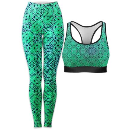 Bra &crop tops with legging 5